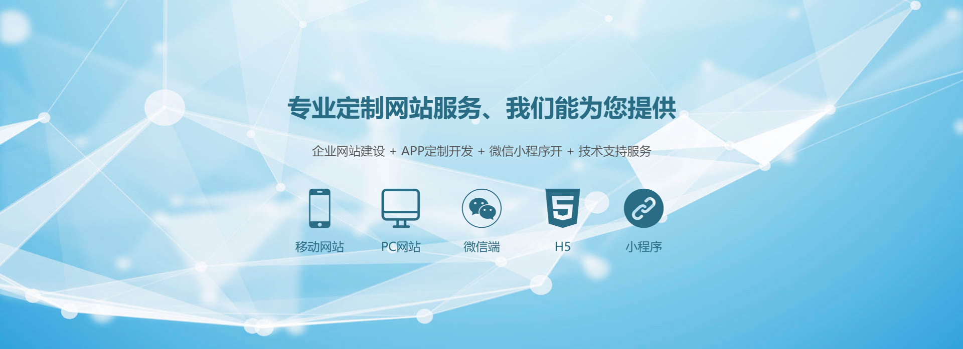 專業定制網站服務，企業網站、APP、小程序開發